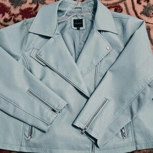 Lane Bryant Faux-Leather Light Teal